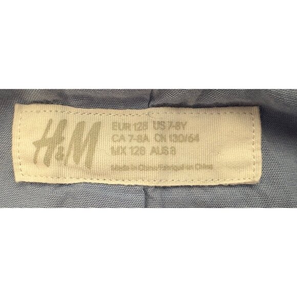 H&M Kids Classic Cotton Blend Blazer Jacket Sports Coat Blue Boys Size 7 - 8 - Picture 6 of 7